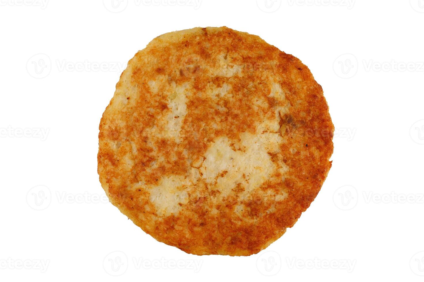 Fish cutlets on white isolate photo
