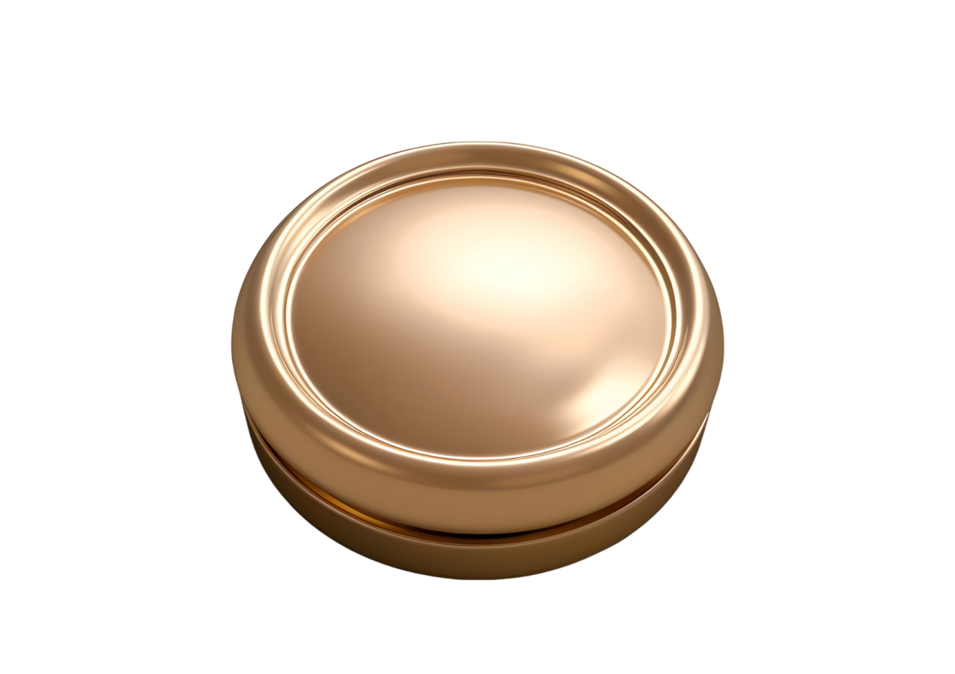 Golden Circle Abstract Background. Isolated on transparent background png