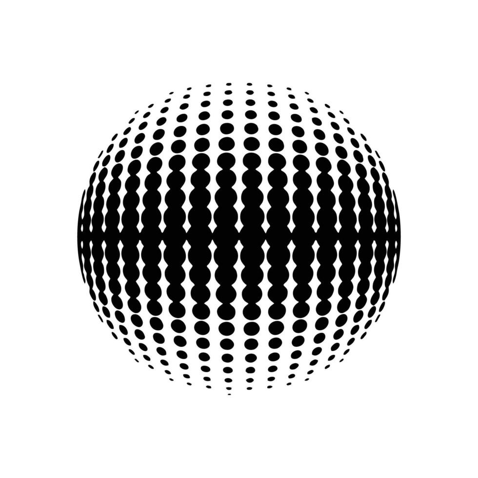 Black polka dot halftone texture vector
