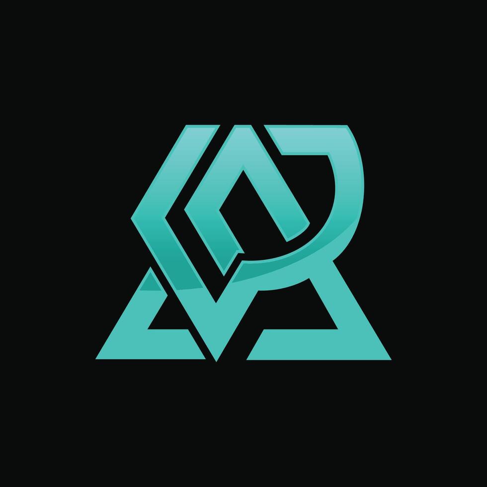 ASP triangle letter logo design with triangle shape. ASP triangle logo design monogram vector