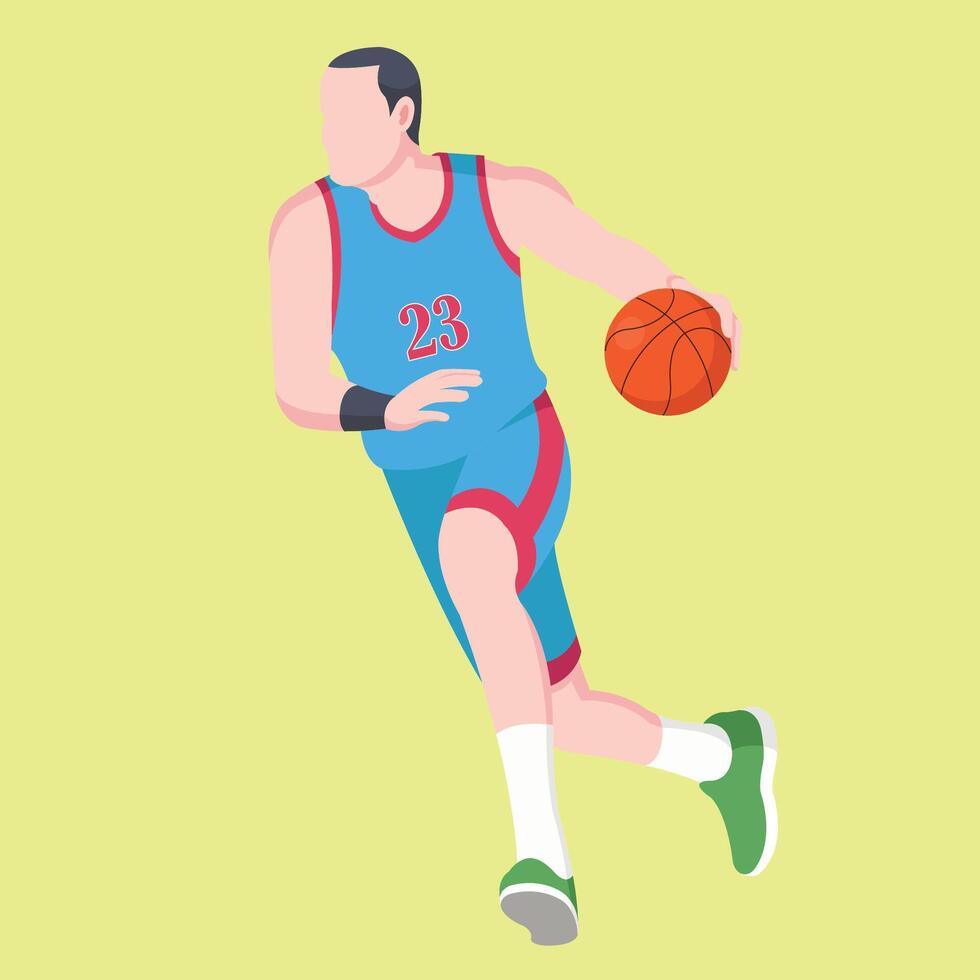 basketball player art design vector