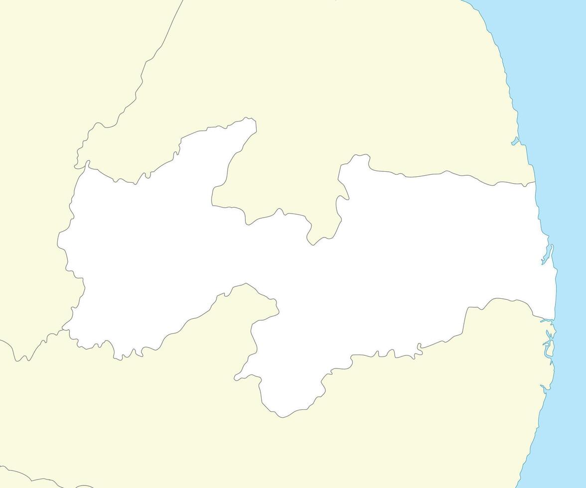 Location map of Paraiba is a state of Brazil vector