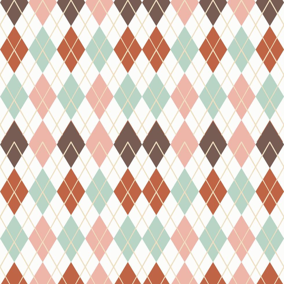 seamless pattern with plaid vector