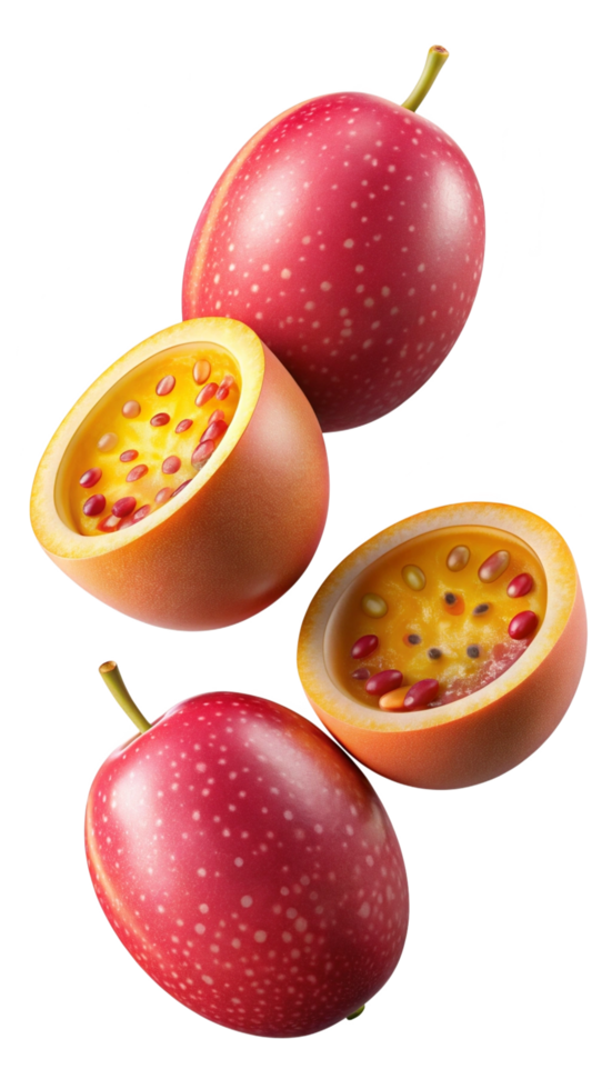 Flying Passion Fruits 3d Item png