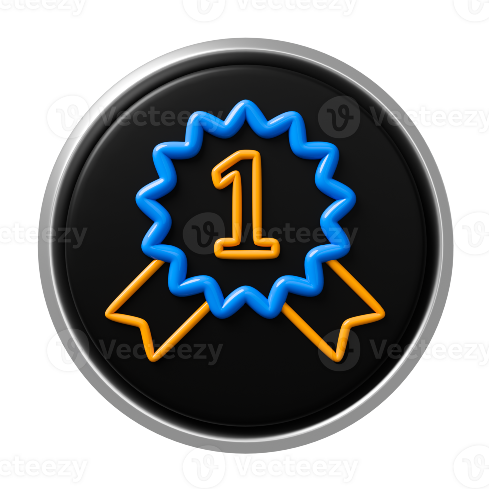 award 3d illustration icon png