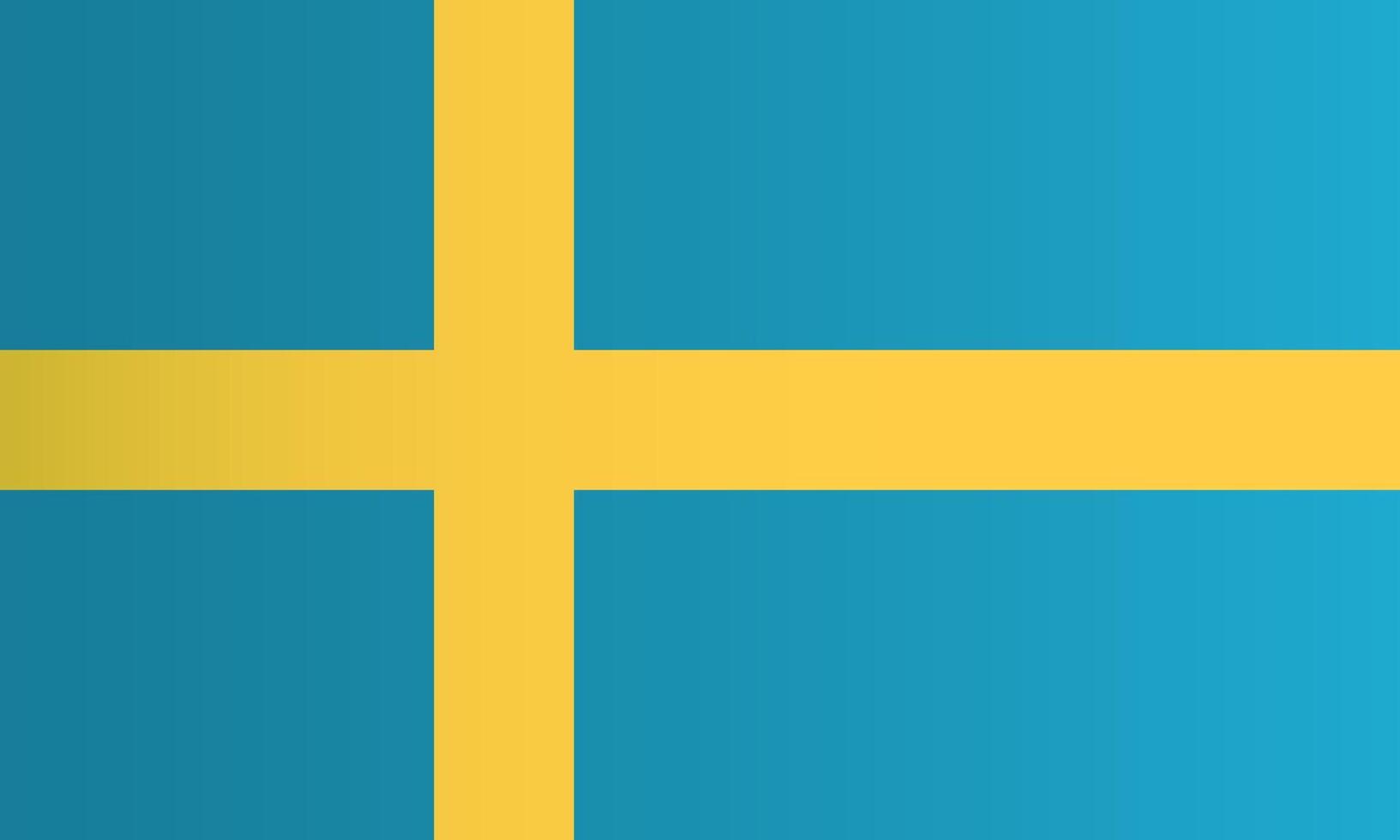 Swedish national flag. Sweden country identity. illustration vector