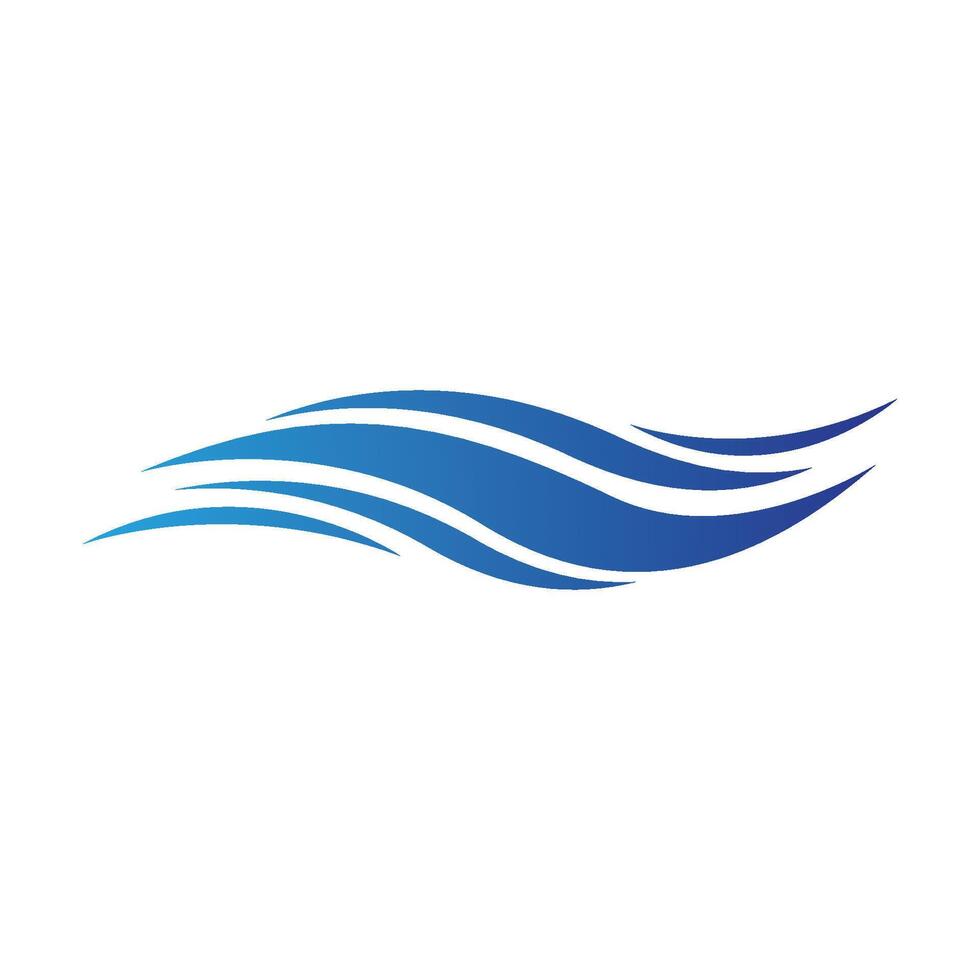 blue sea water high wave design vector