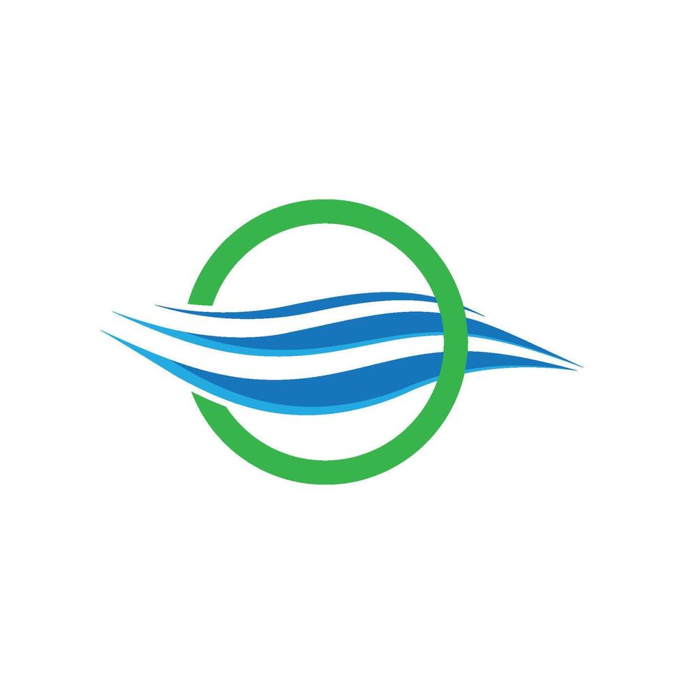 blue sea water high wave design vector