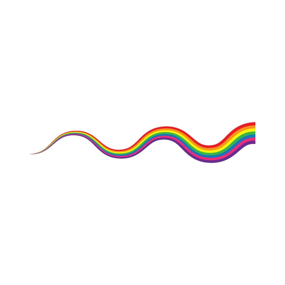 Rainbow logo images illustration vector