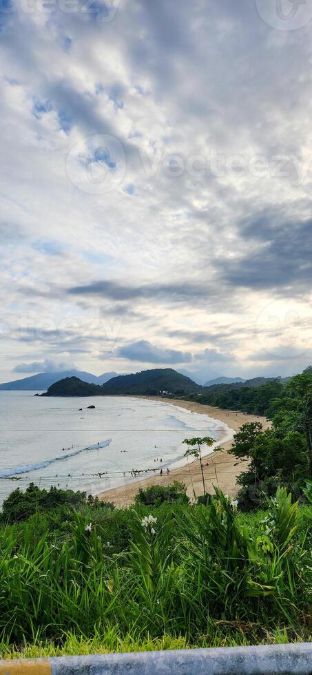 wonderful beach vita on the brazilian coast in ubatuba photo
