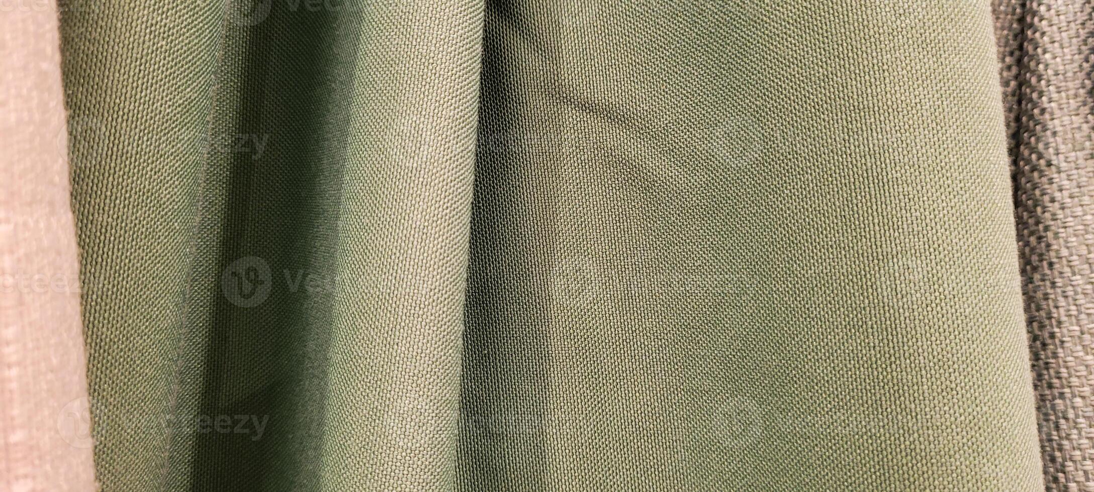 linen curtain background with light minimalist colors photo