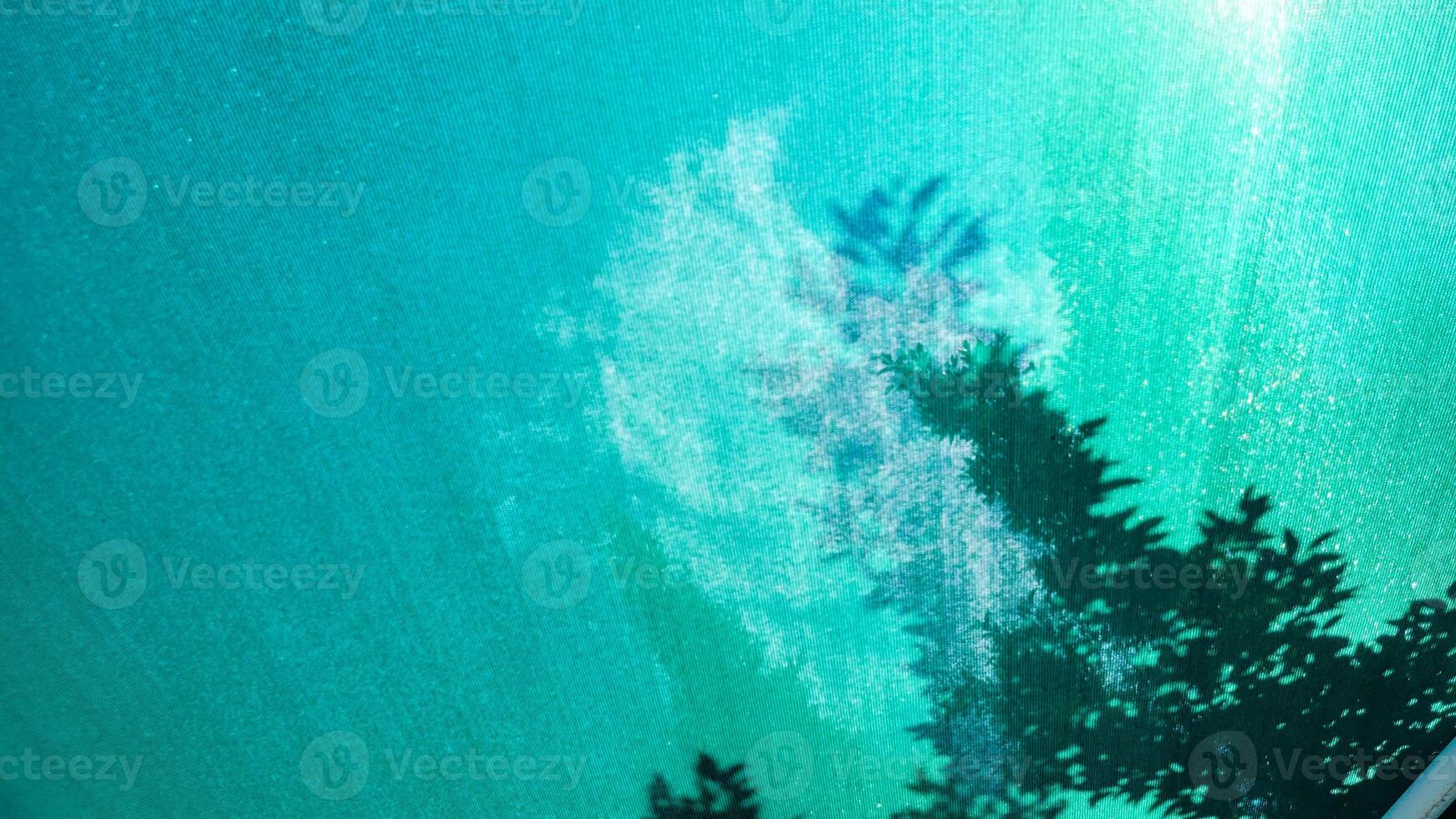 green background with shade trees photo