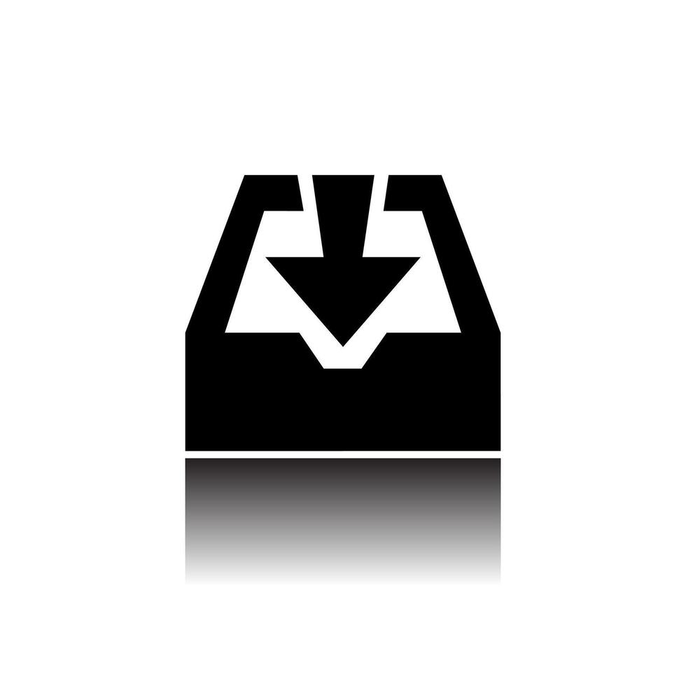 Download web icon on white background vector