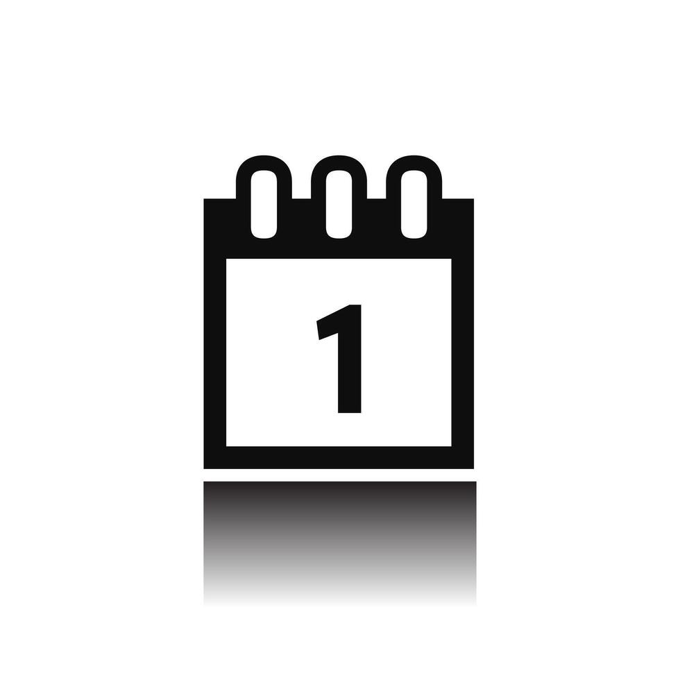 Calendar web icon on white background vector