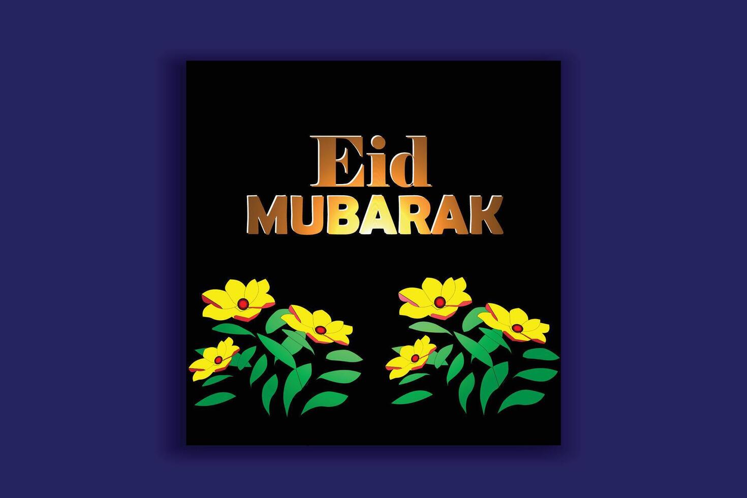 Eid Mubarak and eid ul-fitr social media banner vector