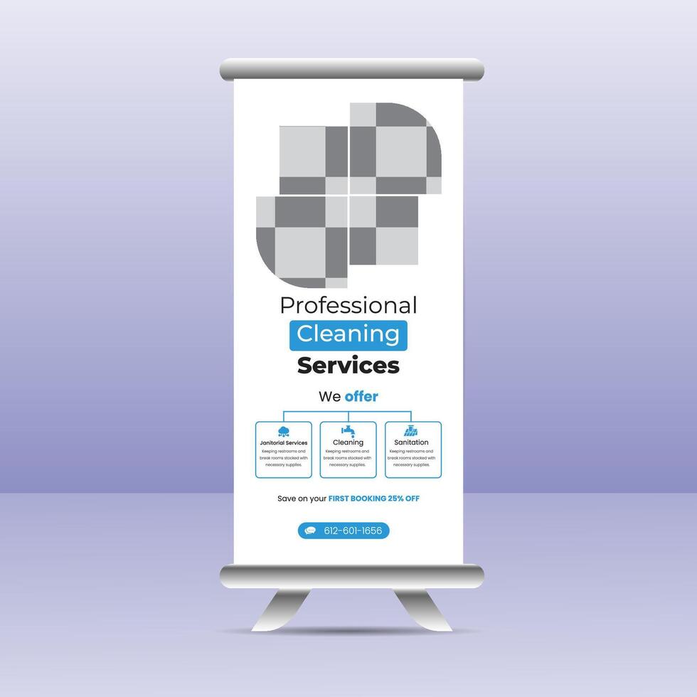 Business Roll Up Set. Standee Design. Banner Template, Abstract Blue Geometric Triangle Background , flyer, presentation, leaflet, j-flag, x-stand, x-banner, exhibition display vector
