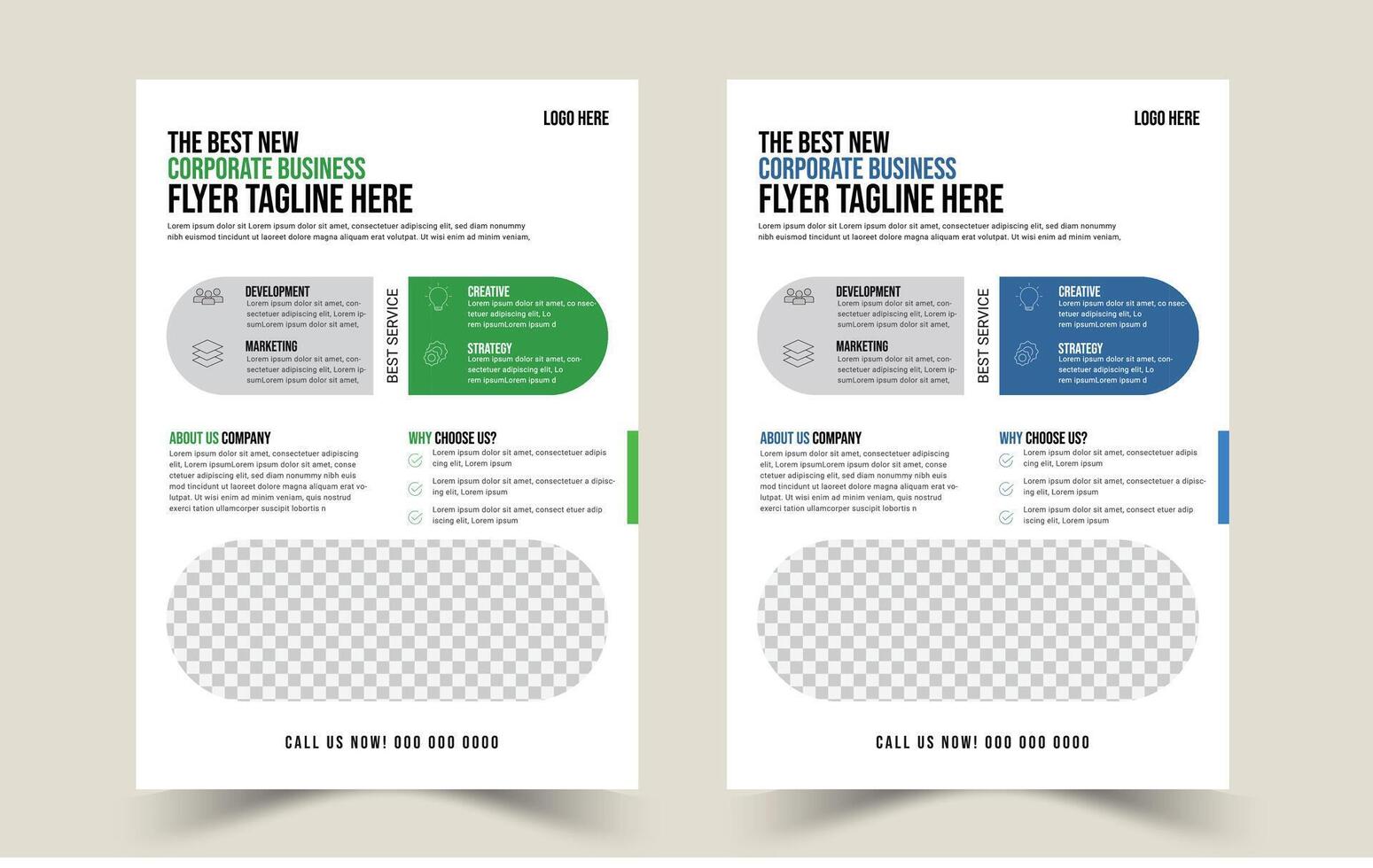 Dynamic Corporate Appeal A4 Flyer Bundle with Sleek Modern Designs Professional Elegance A4 Business Flyer Set with Creative Geometrics vector