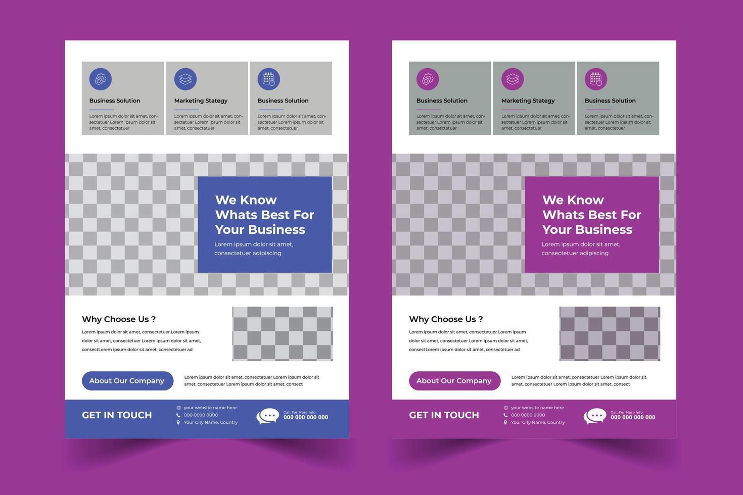 Corporate Business flyer template design, Flyer Template Geometric shape used for business poster layout, IT Company flyer, corporate banners, and leaflets. Graphic design layout with t vector