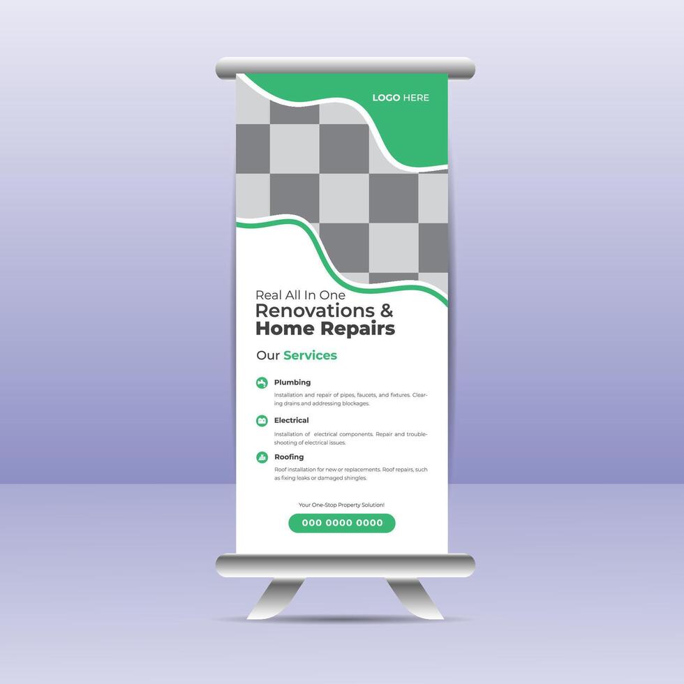 Business Roll Up Set. Standee Design. Banner Template, Abstract Blue Geometric Triangle Background , flyer, presentation, leaflet, j-flag, x-stand, x-banner, exhibition display vector
