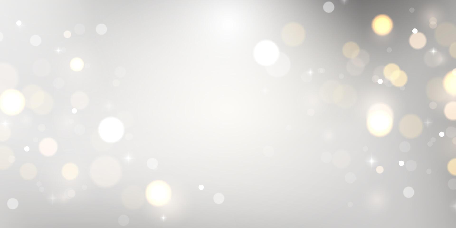 beautiful bokeh background for decoration festival template beautiful banner luxury illustration vector