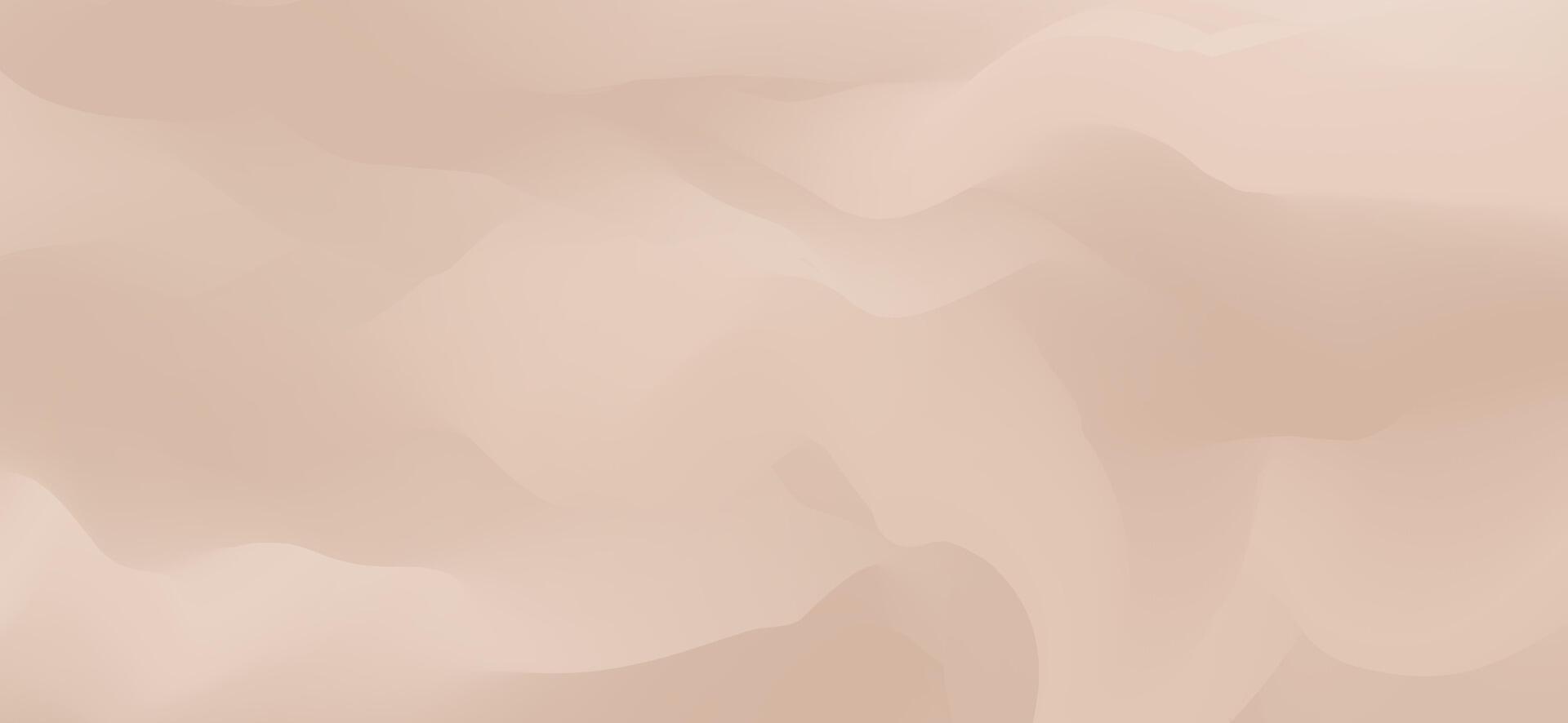 Abstract beige background. Coffee color texture. Blank banner in chocolate color. Neutral nude backdrop. vector