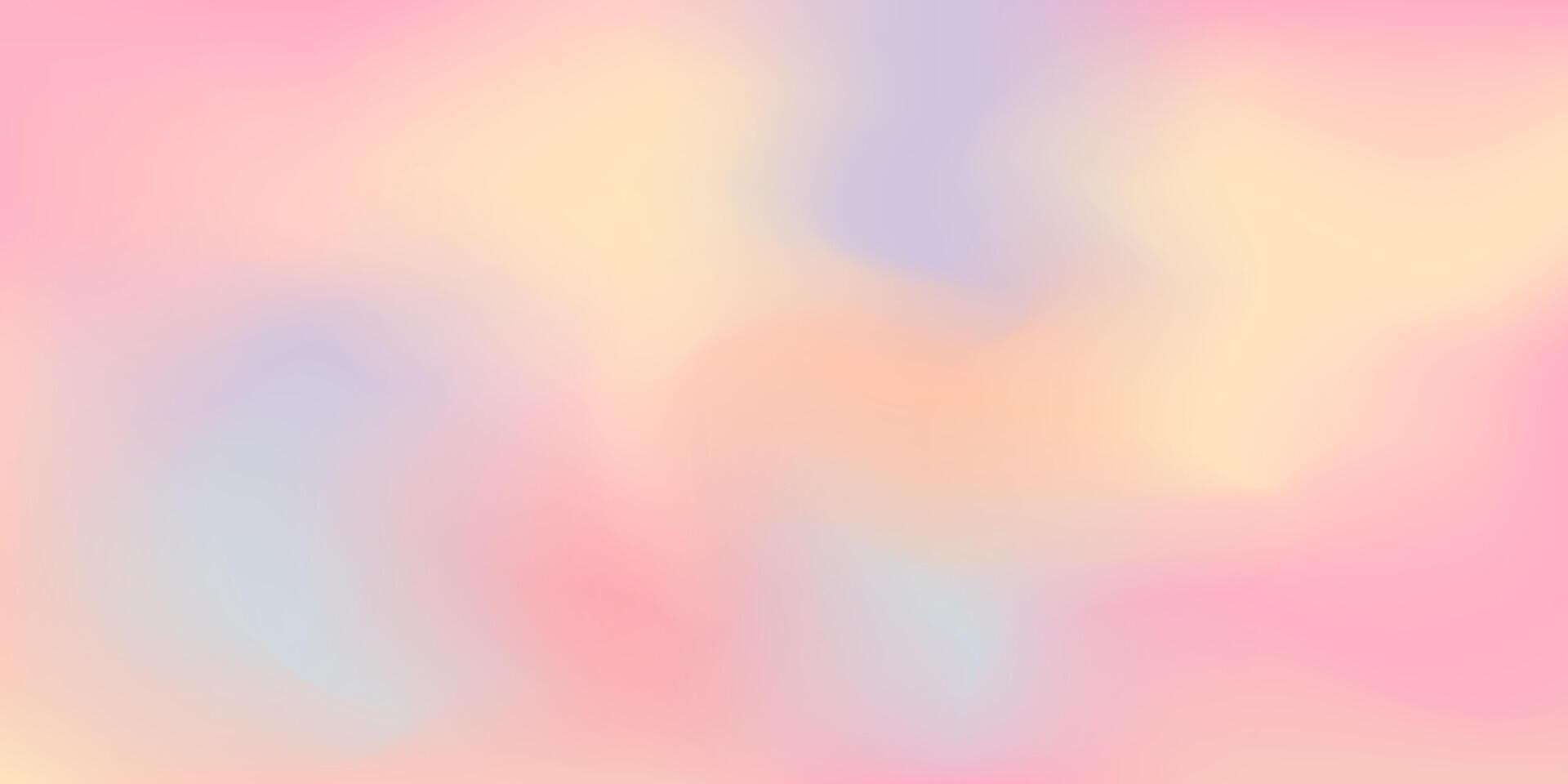 Gradient multicolored background. Blur of different shades. Bright background with pink, blue and yellow spots in watercolor style vector