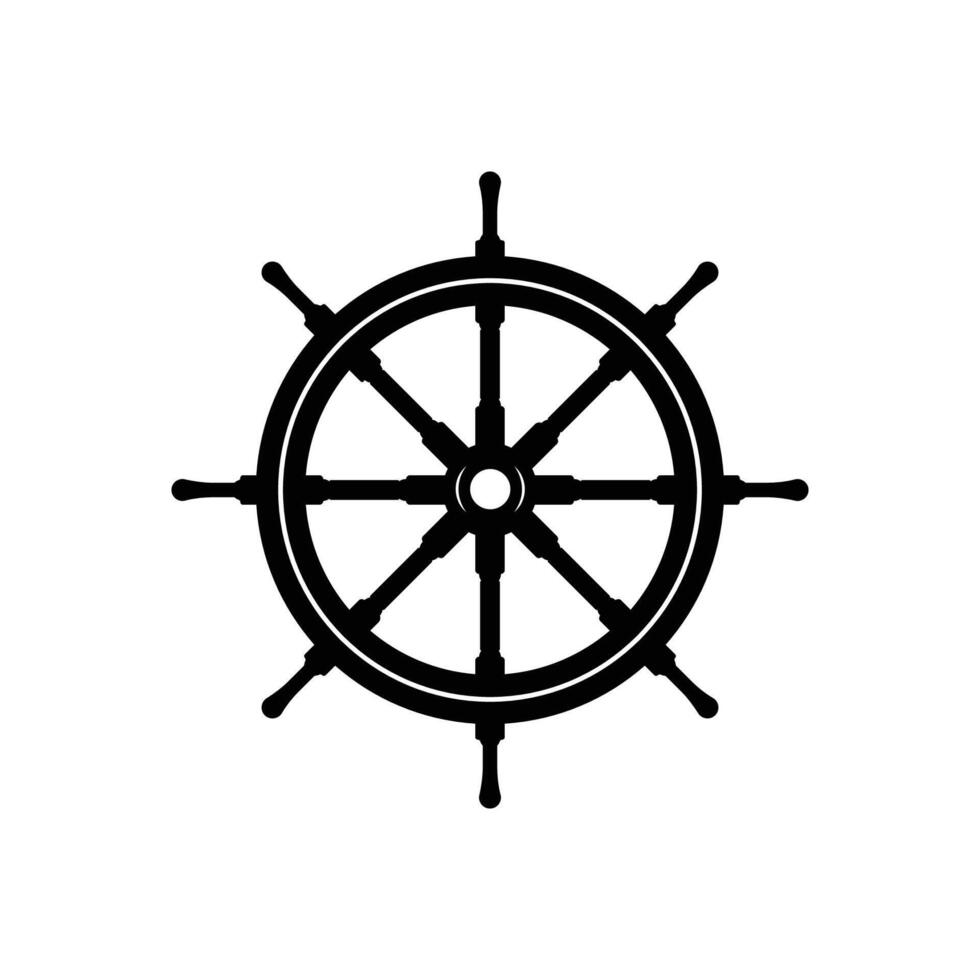 sail whell icon, sail whell symbol. vector