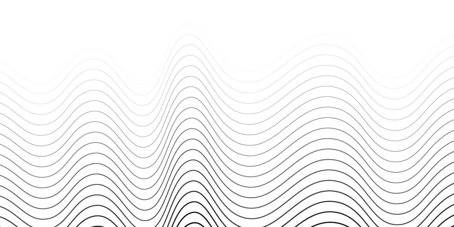 Wave abstract line background isolated on white. illustration vector