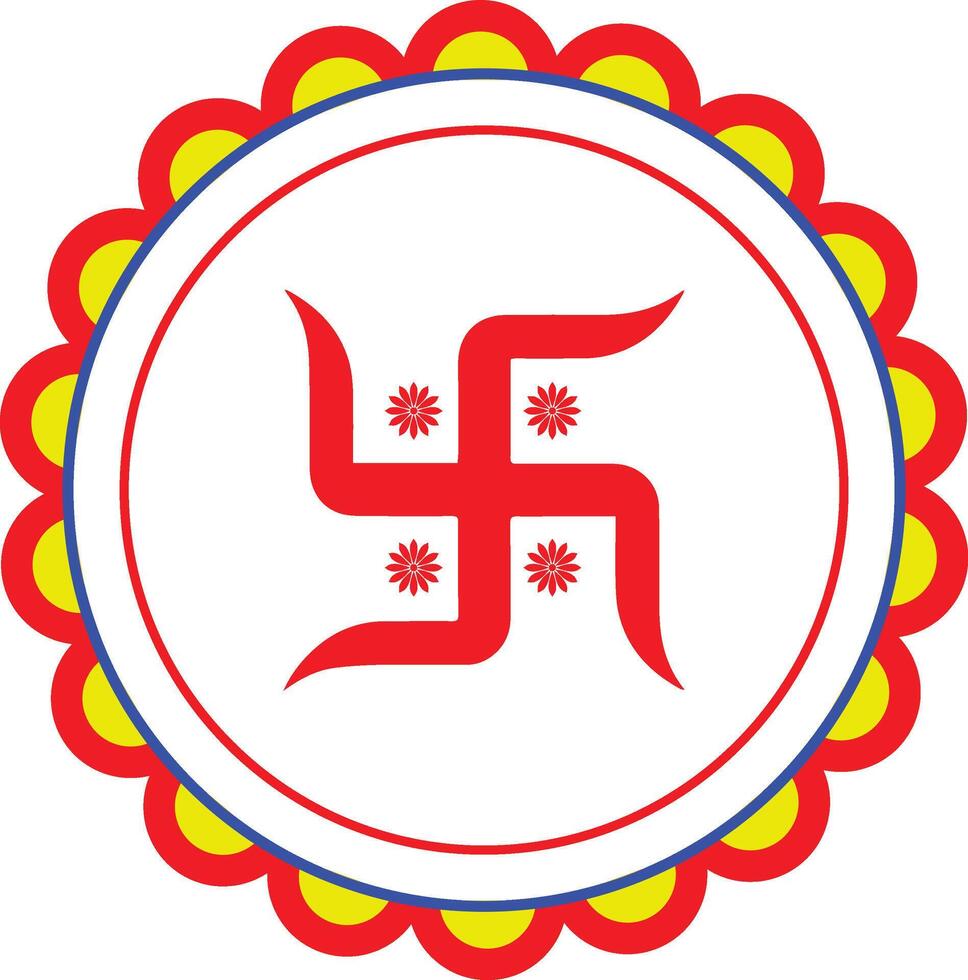 Hinduism om symbol design vector