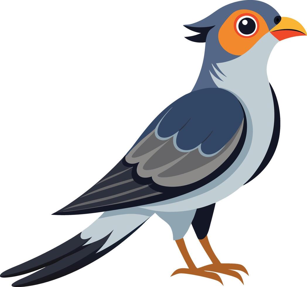 A Cuckoo Bird art illustration vector