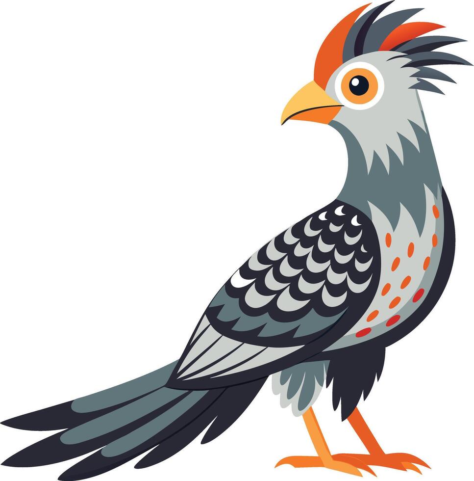A Cuckoo Bird art illustration vector