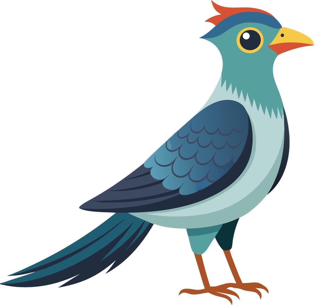 A Cuckoo Bird art illustration vector