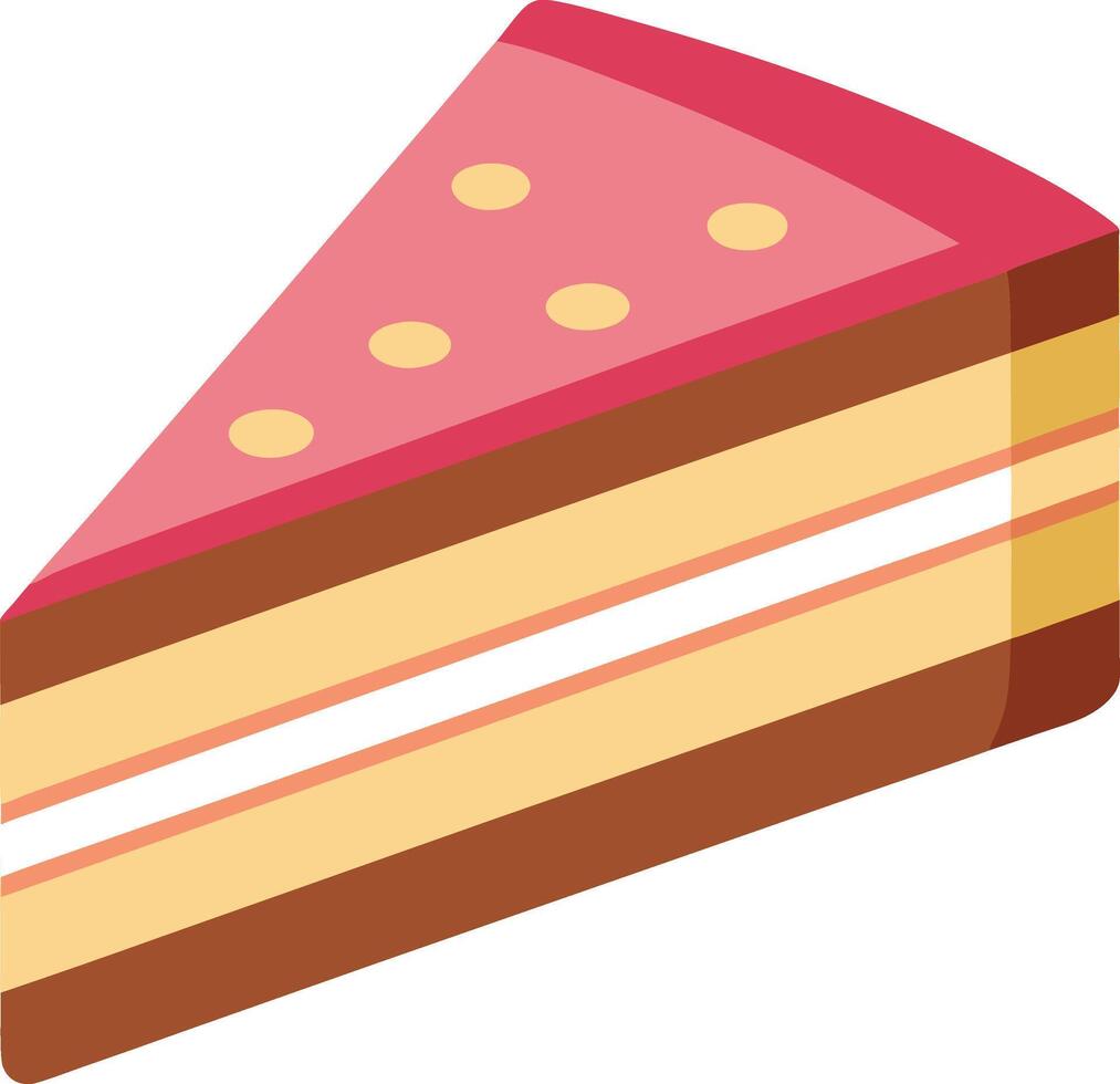 cake piece illustration vector