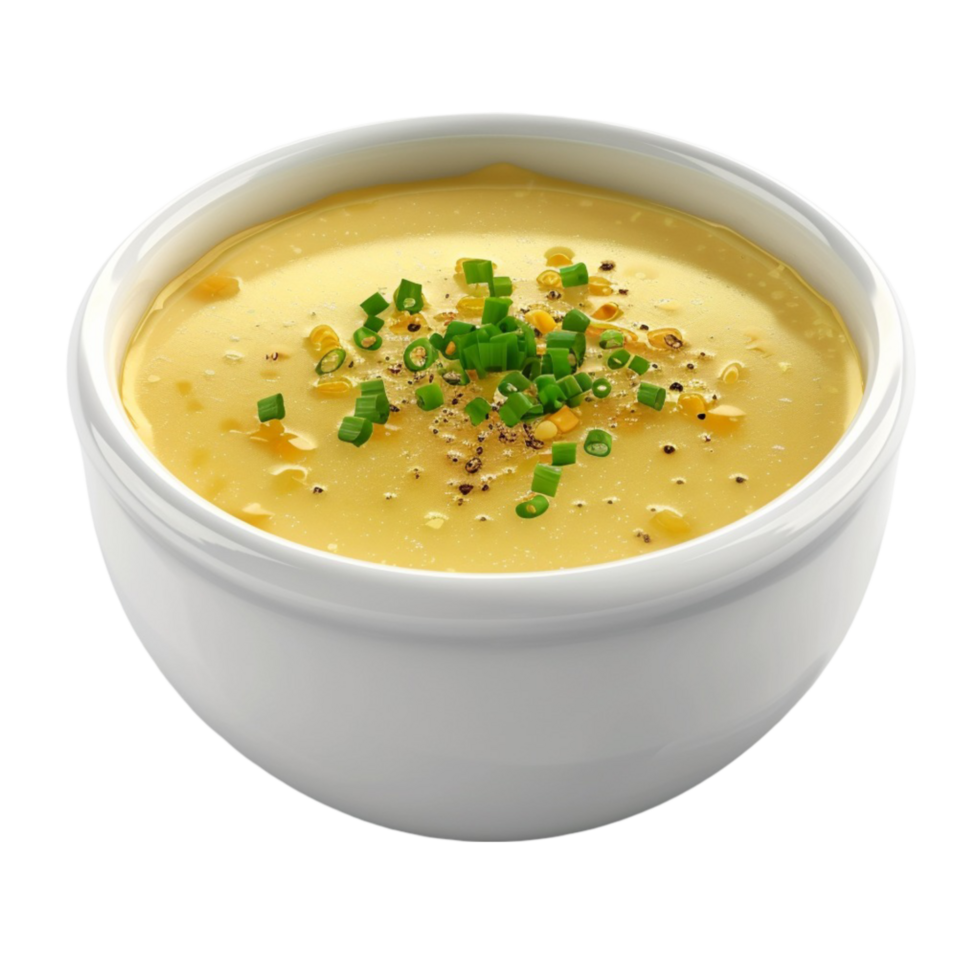 Delicious Soup on transparent background AI-Generative png