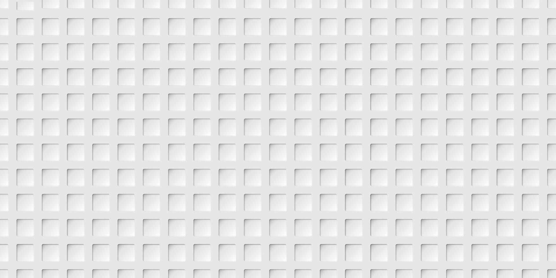 Seamless square groove pattern paper cut style gray background graphic illustration. vector