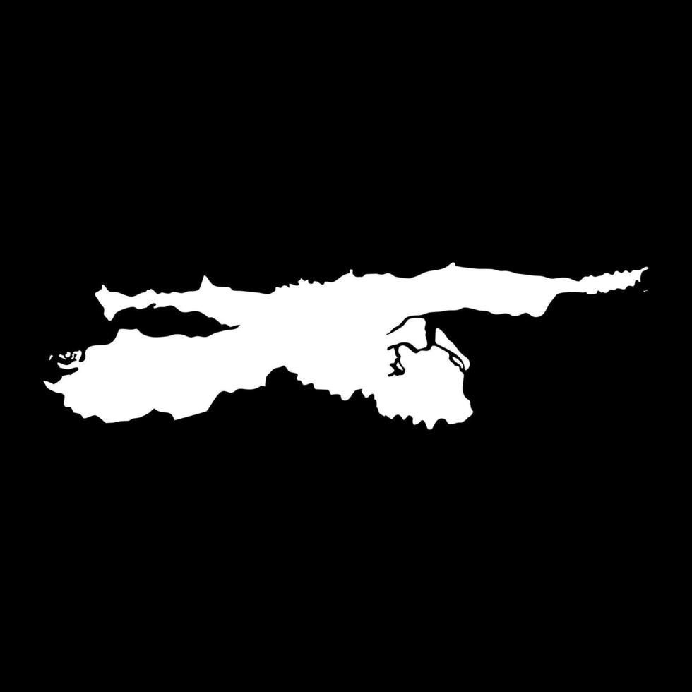 Sucre state map, administrative division of Venezuela. vector