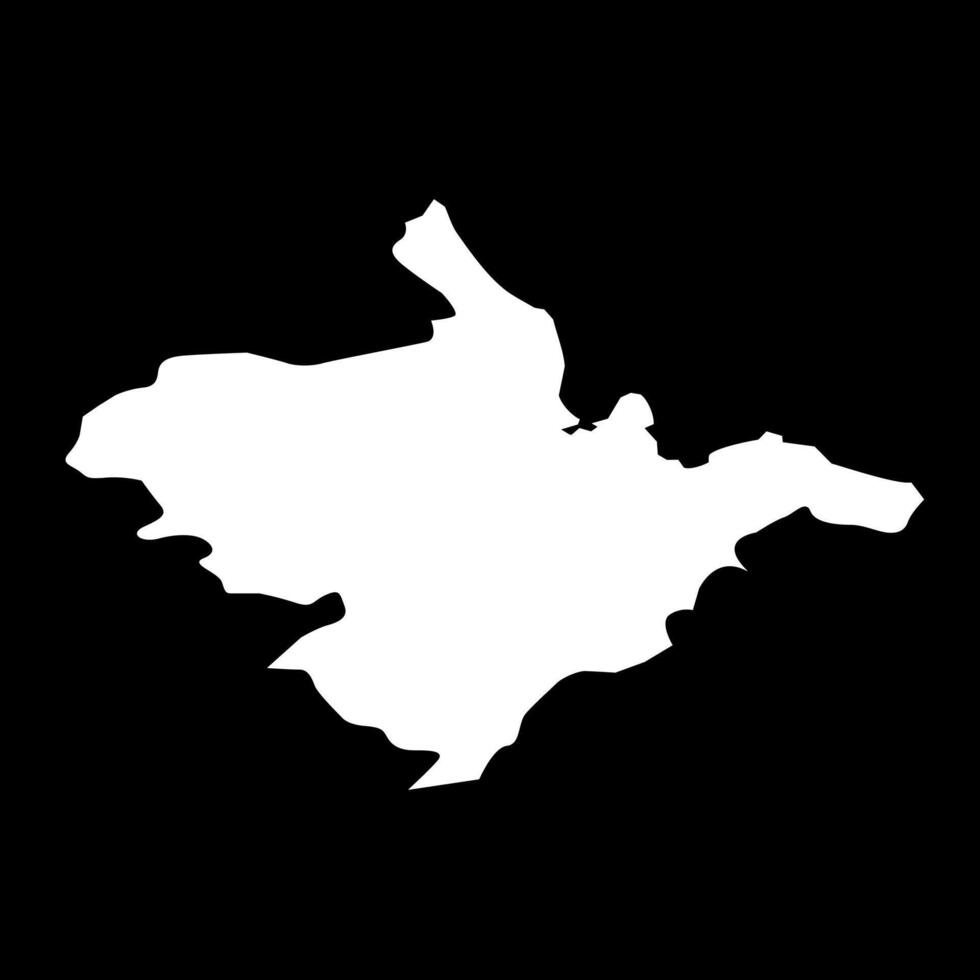 Falkirk map, council area of Scotland. illustration. vector