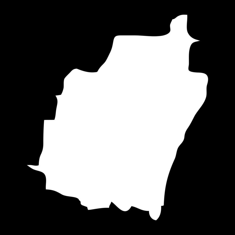 Manipur state map, administrative division of India. illustration. vector