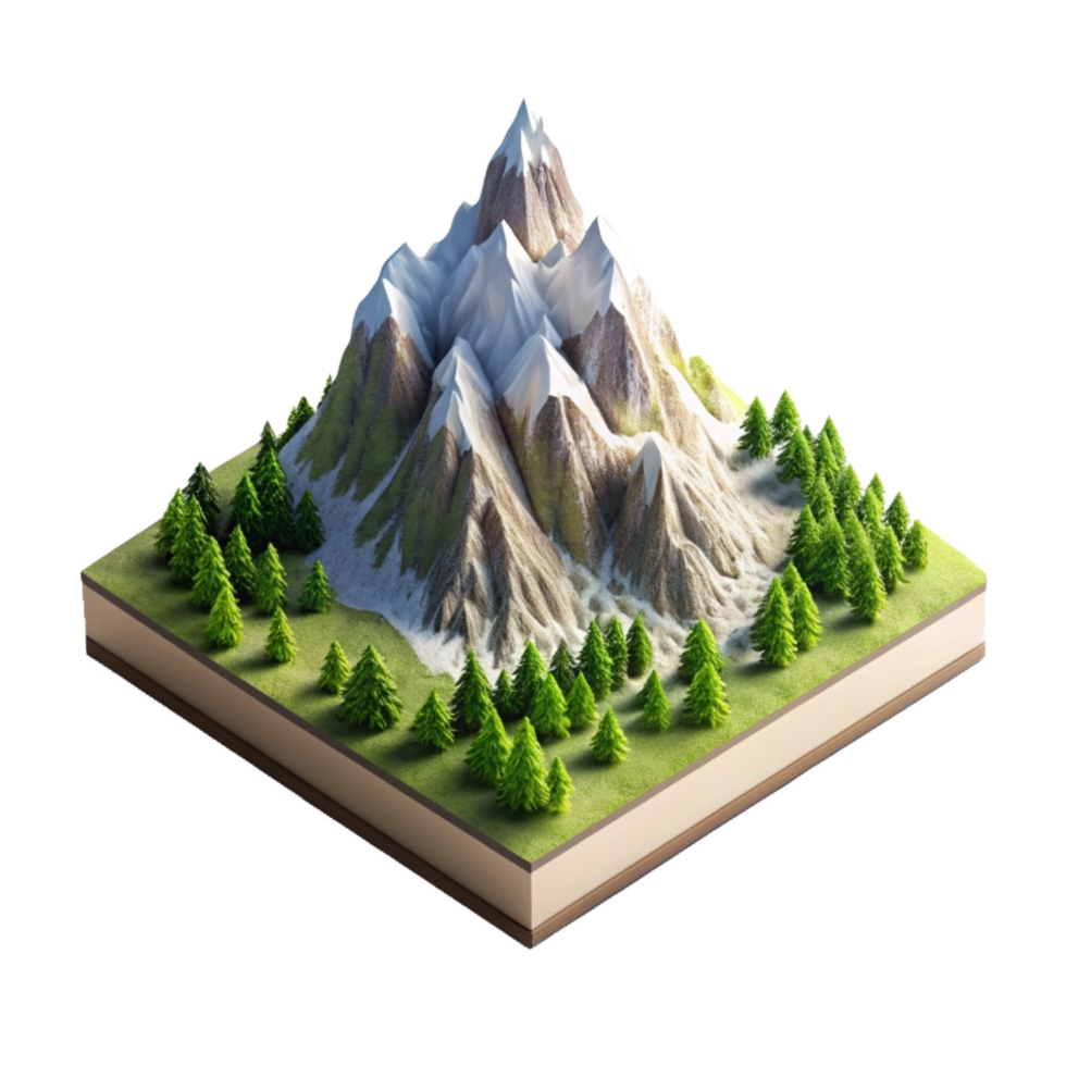 Beautiful High Quality 3d Isometric View Image Isolated on Transparent Background png