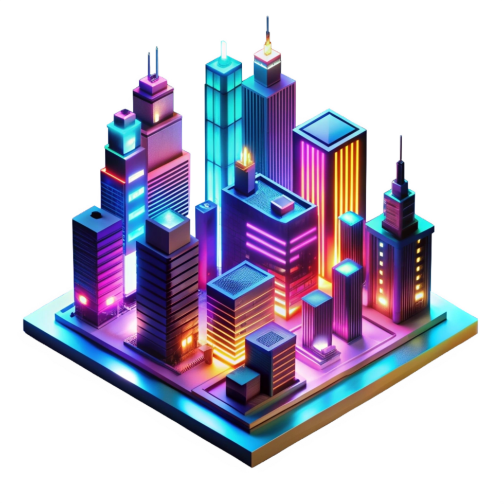 Beautiful High Quality 3d Isometric View Image Isolated on Transparent Background png