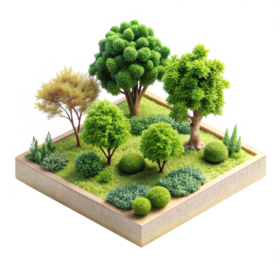 Beautiful High Quality 3d Isometric View Image Isolated on Transparent Background png