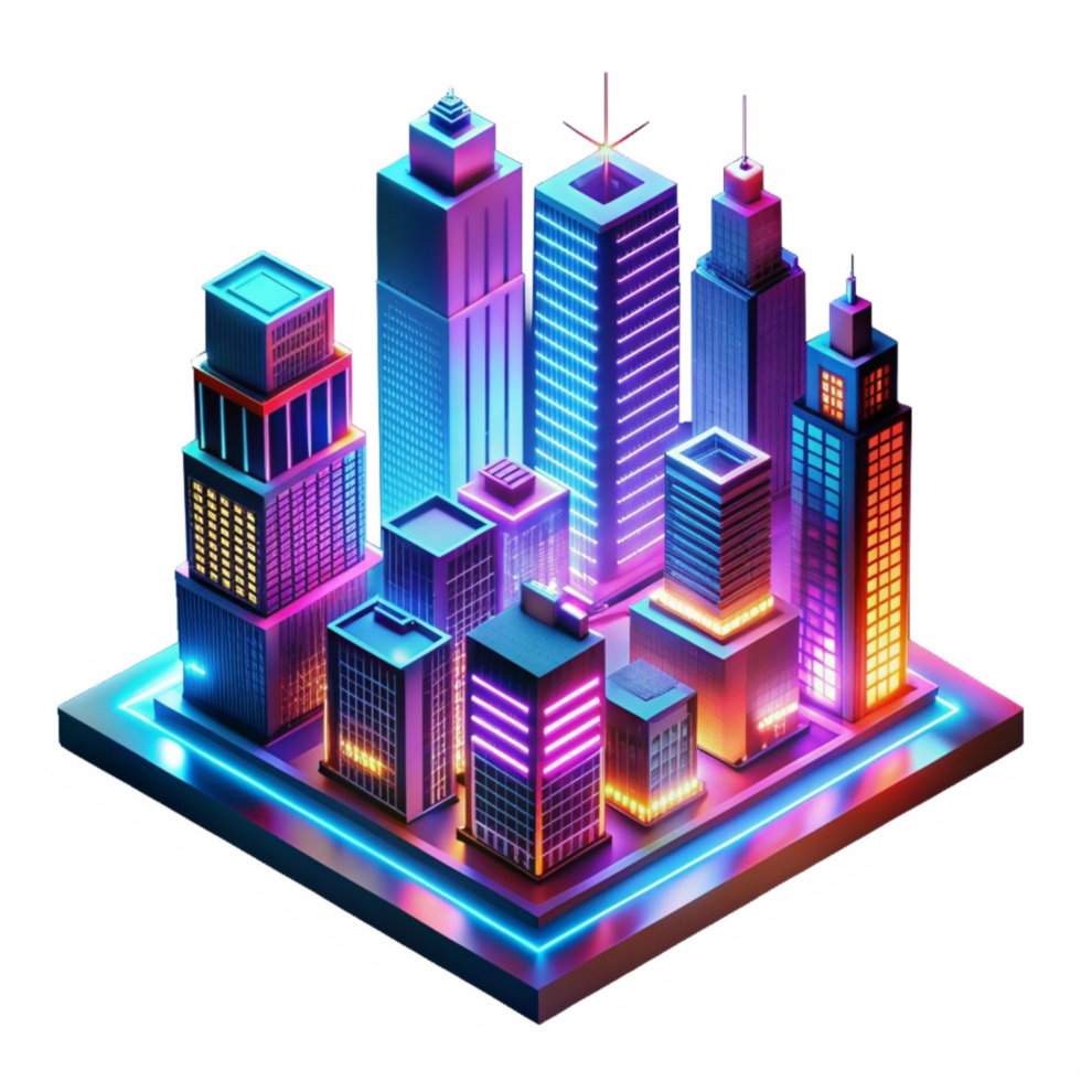 Beautiful High Quality 3d Isometric View Image Isolated on Transparent Background png
