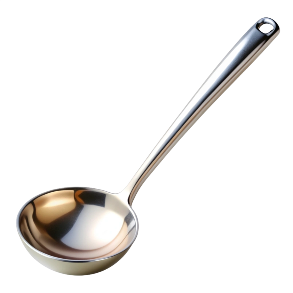 Beautiful High Quality Cutlery Spoon Isolated on Transparent Background png
