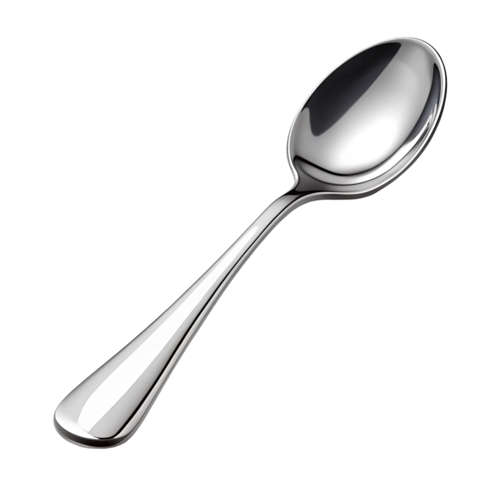 Beautiful High Quality Cutlery Spoon Isolated on Transparent Background png