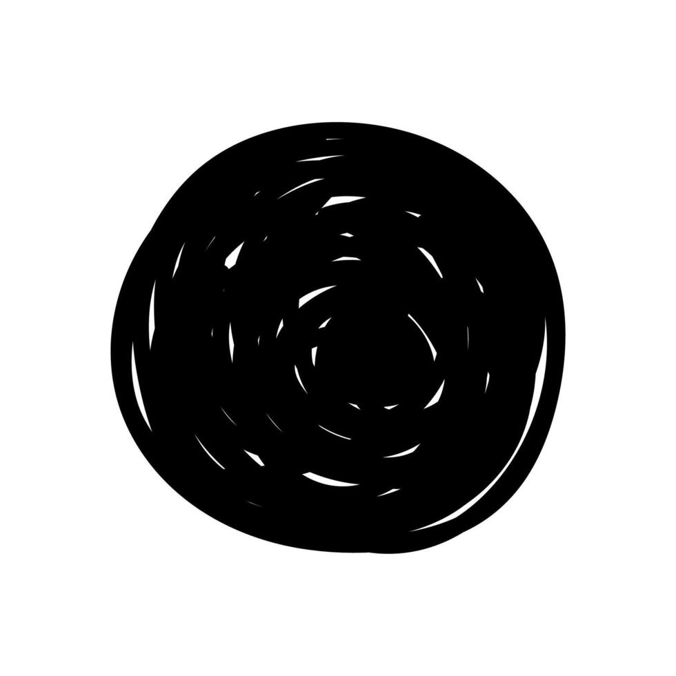 Grunge circle stamp. Round stamp isolated on white background. For grunge badge, seal, ink and stamp design template vector