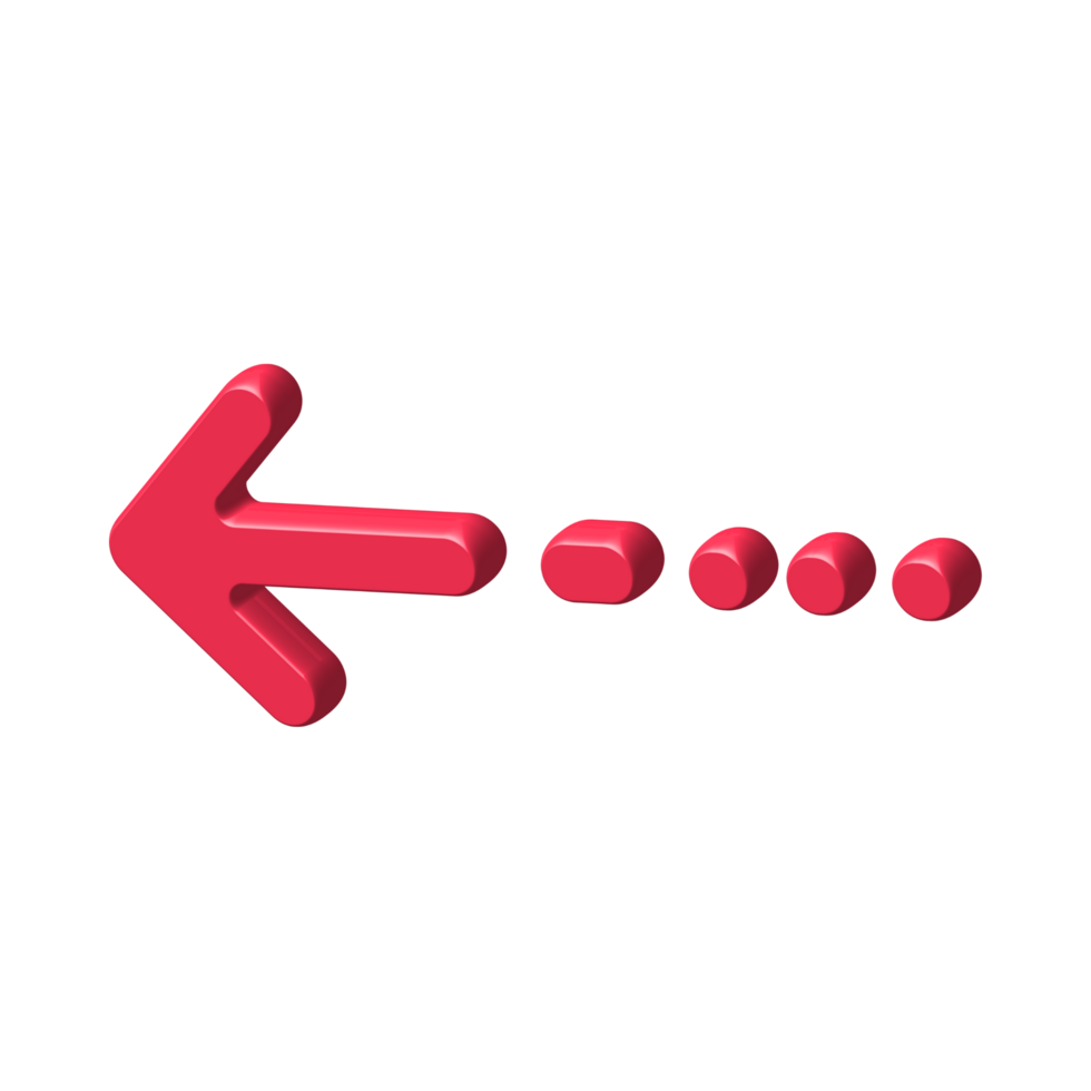 Red Arrow. 3d Red Arrow. 3D Red arrow In Different Style and shapes png