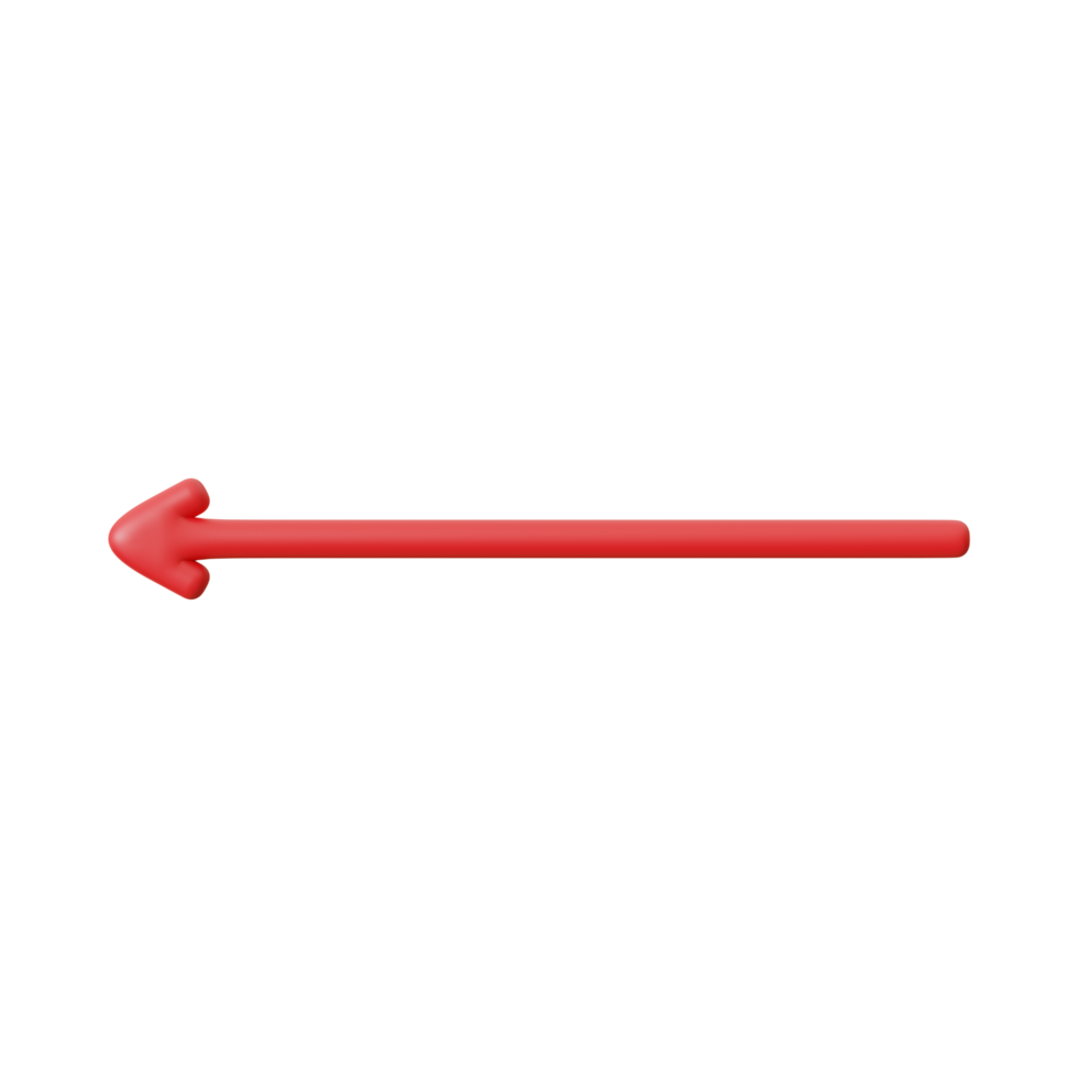 Red Arrow. 3d Red Arrow. 3D Red arrow In Different Style and shapes png