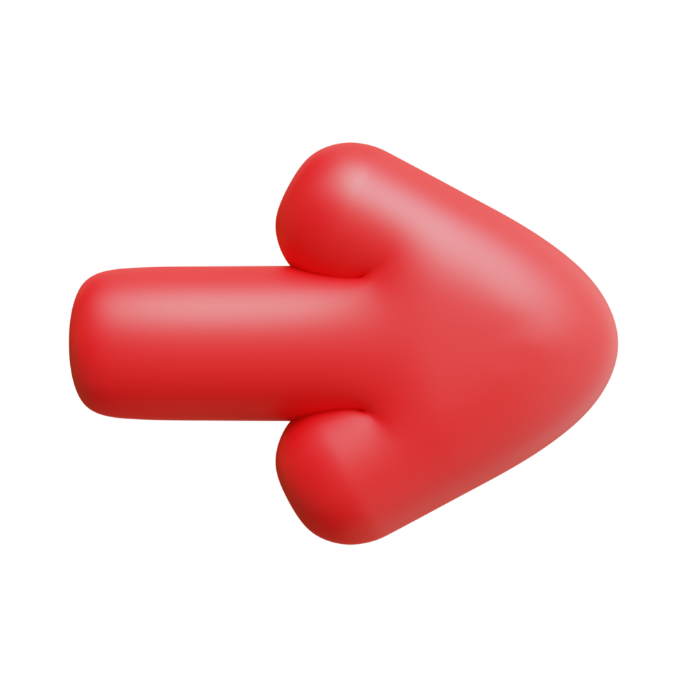 Red Arrow. 3d Red Arrow. 3D Red arrow In Different Style and shapes png