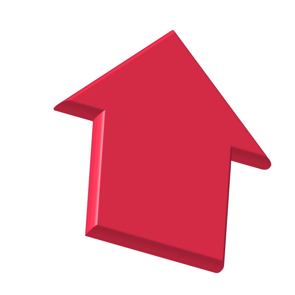 Red Arrow. 3d Red Arrow. 3D Red arrow In Different Style and shapes png