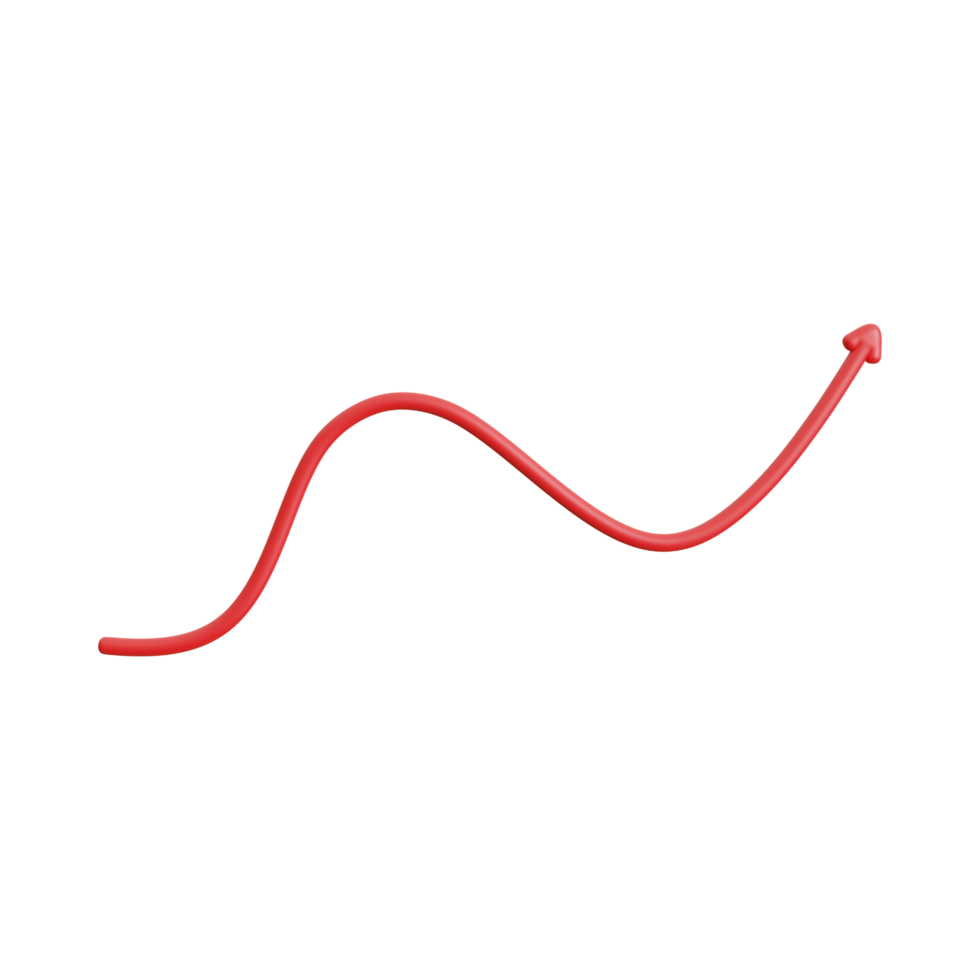 Red Arrow. 3d Red Arrow. 3D Red arrow In Different Style and shapes png